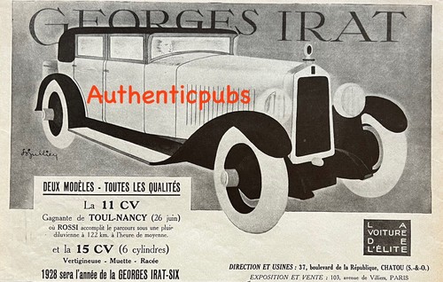Publicite georges irat - publicite,