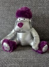 B7 Peluche Doudou CHIEN  argente DOUGLAS 