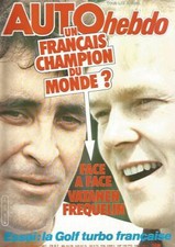 AUTO HEBDO N°293 SUZUKA F2 / VATANEN-FREQUELIN / REUTEMANN-WILLIAMS / GOLF IRESA