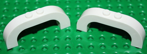 Lego white arch - x, 1x6x2