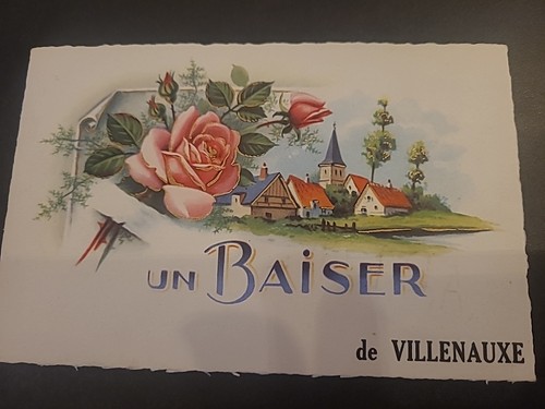 Cpa souvenir villenauxe - de,