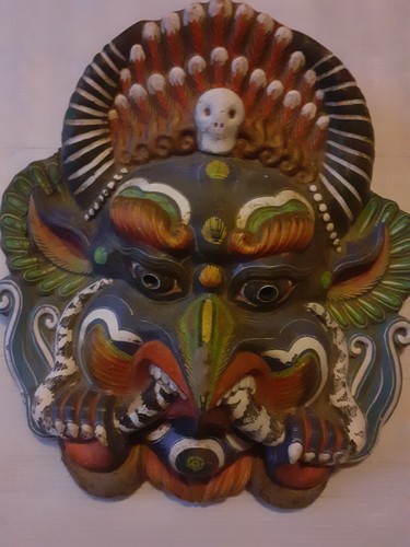 Masque décoratif rituel - , /