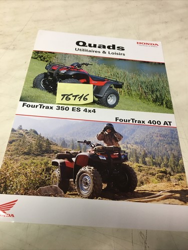 Honda quad fourtrax - honda, 350es