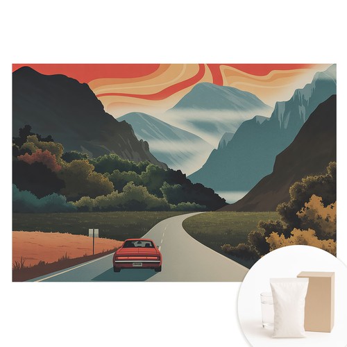 Non woven wall - non-woven, for