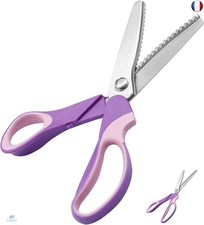 Ciseaux cranteurs 23,5 cm Ciseaux de couture professionnels en acier inoxydable