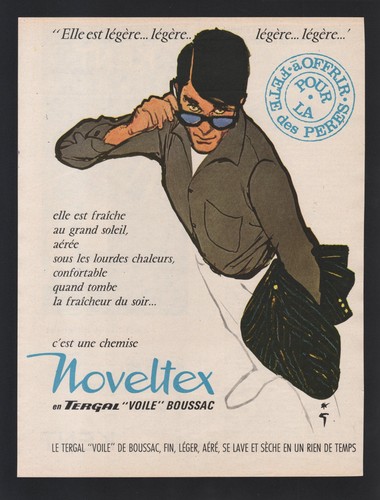 Publicité 1962 vêtement - 1962,