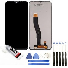 VITRE TACTILE + ECRAN LCD POUR WIKO VIEW 4 6.52" BLEU + OUTILS +COLLE