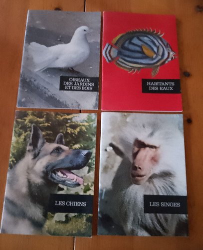 Lot livrets animaux - 4, editions