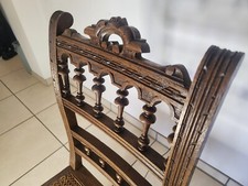Suite de 6 chaises cannées