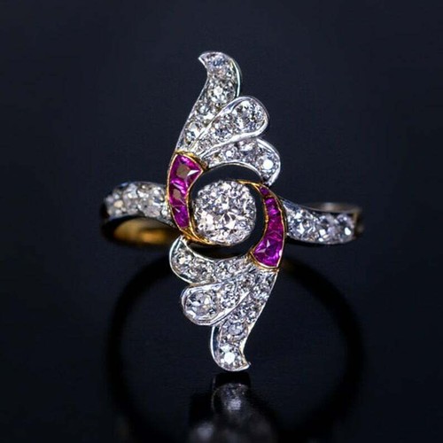 Bague fiançailles en - de, or