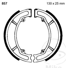 EBC Mâchoires De Frein Sans de Plumes 857 130x25mm pour Peugeot Elyseo 125 1998,