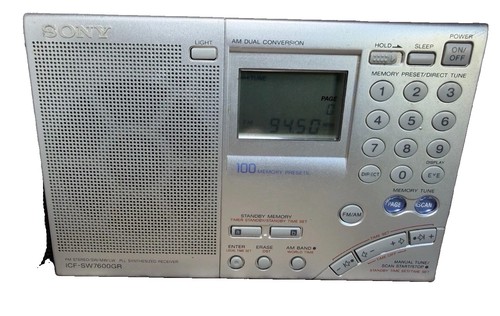 Sony icf sw7600gr - sony, band