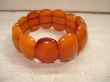 Ancien Bracelet en  AMBRE