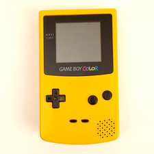 Console Nintendo Game Boy Color Jaune Testée Fonctionnelle Japon...