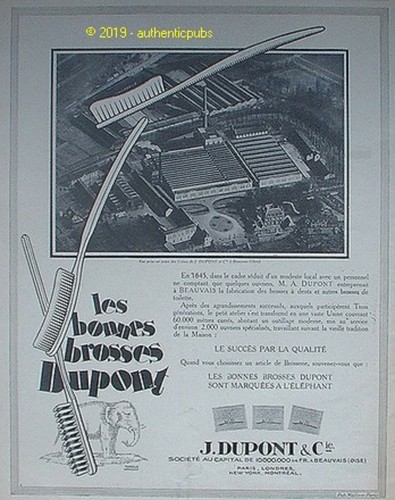 Publicite dupont brosse dent - brosse, a
