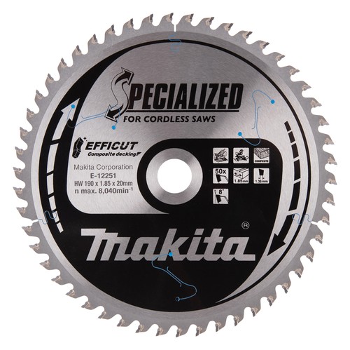 Makita 12251 efficut tct - makita, e-12251