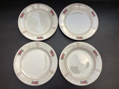 Assiettes plates terre de - 4,