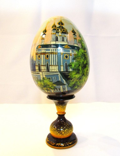 Oeuf bois église orthodoxe - oeuf,