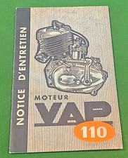 Notice d'Entretien Moteur VAP 110 - Non Daté - Bel Etat