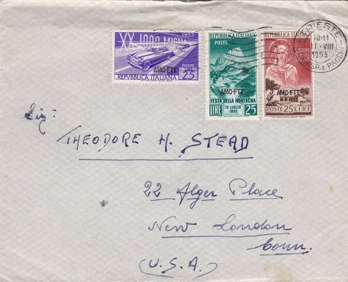 1953 trieste - trieste, a