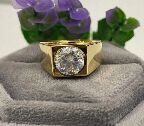 Bague diamant homme jaune - homme,