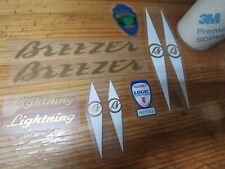 Breezer Lightning 1996 1997 autocollant vinyle autocollants auto-collants  ・ー