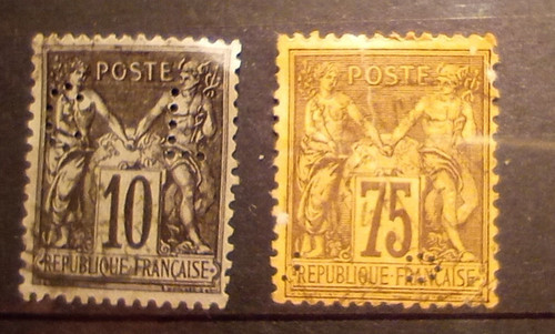 France timbres type paix - france,
