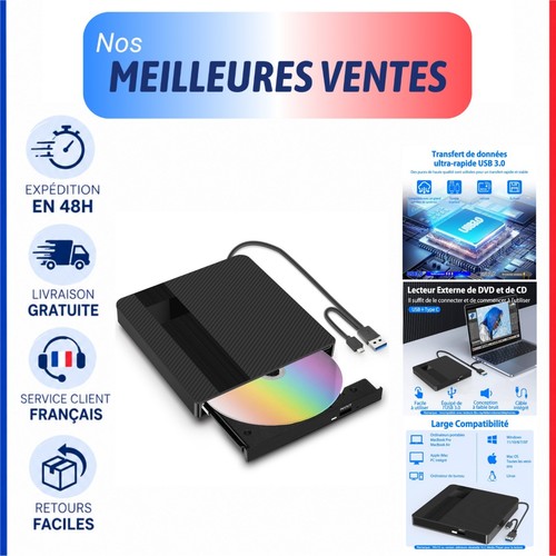 Lecteur dvd externe usb - cd,