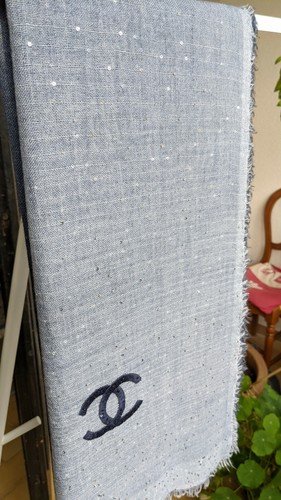 Chanel étole laine cachemire