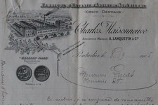 Facture 1905 Absinthe