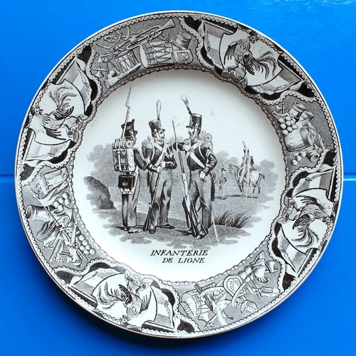 Assiette faïence fine creil - faÏence,