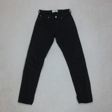 Jean Skinny Stretch Acne Studios Skin 5 Femme S Noir Coton Zip