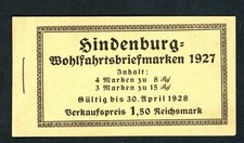 Carnet de timbres du Reich