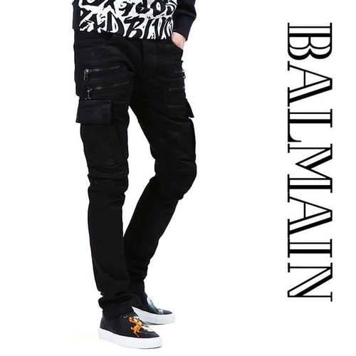 Balmain pantalon cargo biker - cargo,