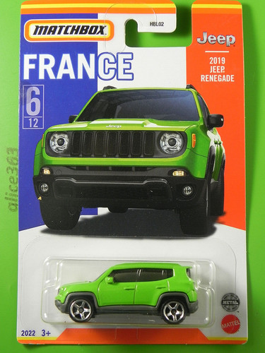 Matchbox 2022 france 2019 jeep - 2022,
