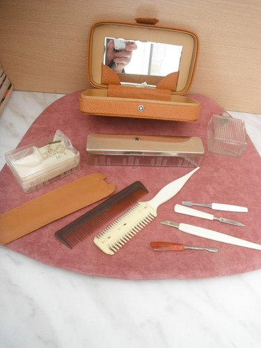 Trousse toilette cuir - trousse, de