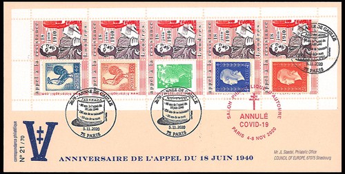 Dg20 fdc gaulle - dg20-08, 2020
