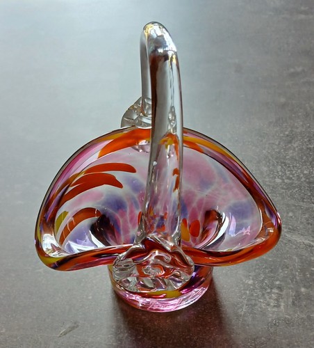Vase corbeille déco verre - en,