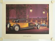 Affiche Automobile Collection BUGATTI ROYALE - PAUL BRACQ