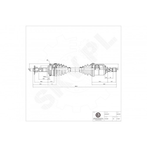 Cardan arbre transmission - arbre,