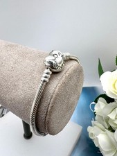 Bracelet Pandora maille serpent avec un fermoir en forme de coeur Argent 925 Mi