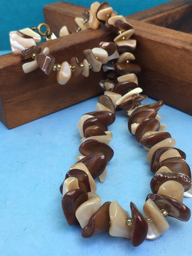 Vintage collier perles - collier, de