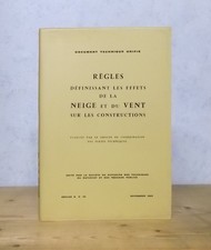 ARCHITECTURE CONSTRUCTIONS REGLES DEFINISSANT LES EFFETS DE LA NEIGE ET DU VENT