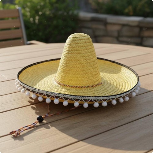 Chapeau mexicain coloré - chapeau,