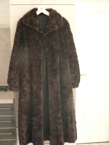 Manteau long fourrure vison - ,