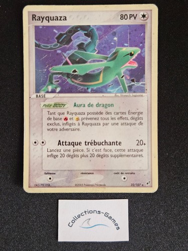 Carte pokémon rayquaza 107 - carte,