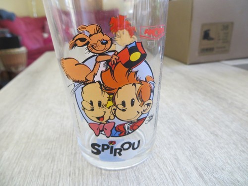 Ancien verre moutarde - verre,