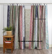 2 Pcs Rideaux En Soie Vintage