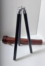 Pied D’appareil Photo ancien avec son étui en cuir