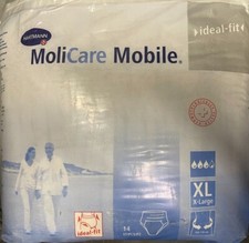 Lot de 4 paquets de 14 couches Molicare mobile XL      P.